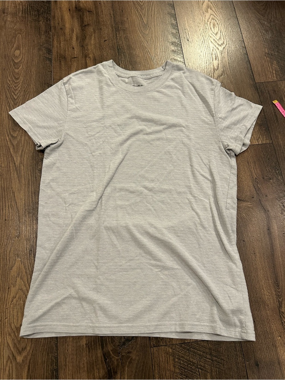 Goodfellow & Co Light Gray Crew Neck Short Sleeve Tee